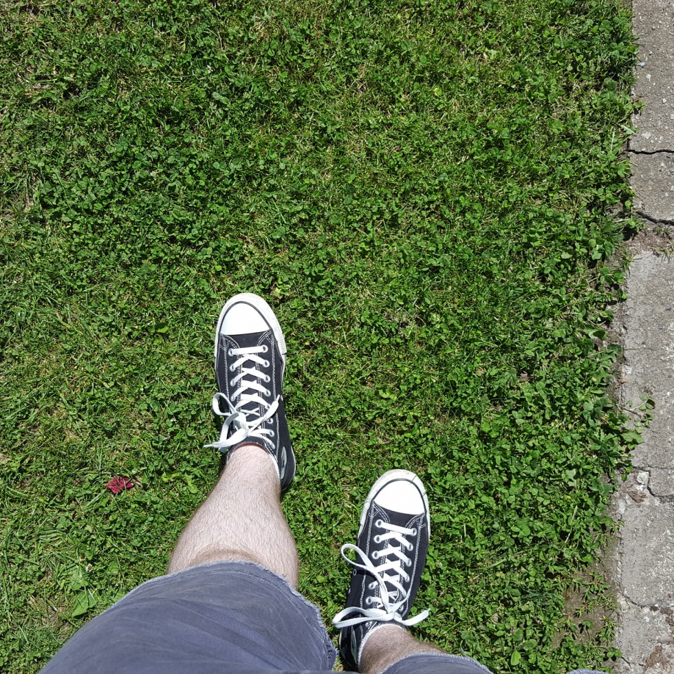 Feet on Grass